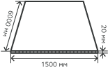 Лист нержавеющий  20х1500х6000 мм.  AISI310S (10Х23Н18) горячекатаный,  матовый