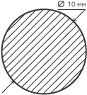 AISI 316 10х4100 мм. калиброванный	