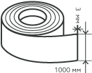 Рулон нержавеющий 3х1000 мм.  AISI 321 (08Х18Н10Т) холоднокатаный,  матовый