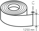 Рулон нержавеющий 1,2х1250 мм.  AISI 430 (12Х17) холоднокатаный,  шлифованный